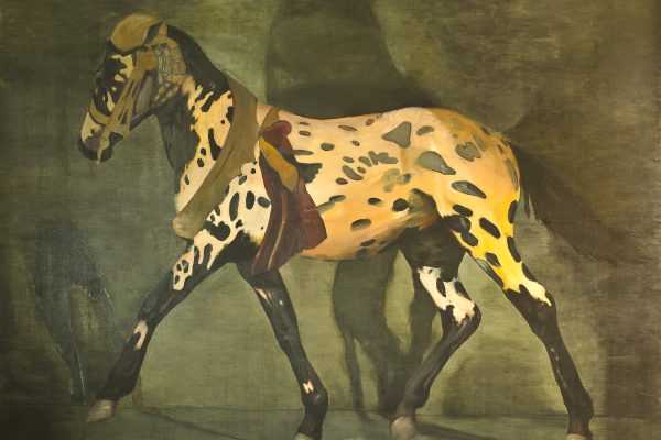 Dalmatian horse, o. c, 300 x 400 cm, 118 x 157 inches